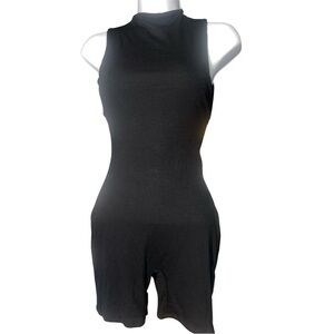 Naked Wardrobe Black Long Sleeve Jumpsuit